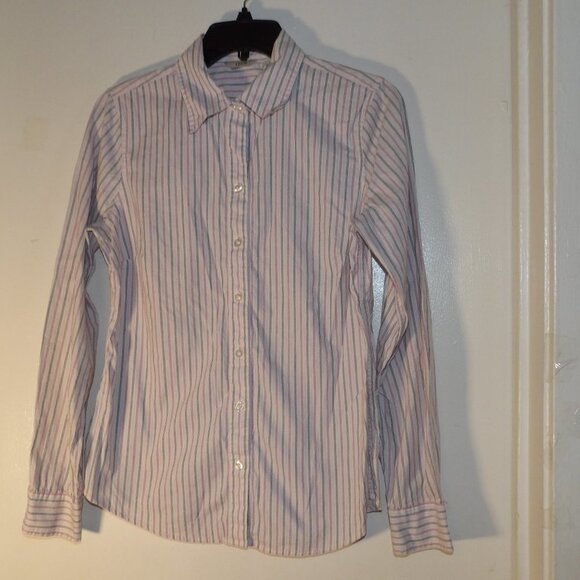 Izod Striped Long Sleeve Button Down Shirt Sz S - Picture 1 of 6